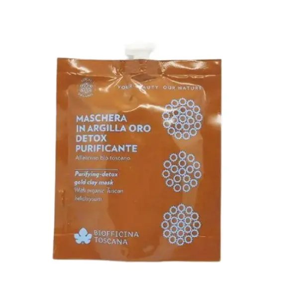 Biofficina Toscana Maschera In Argilla Oro Detox Purificante 30g
